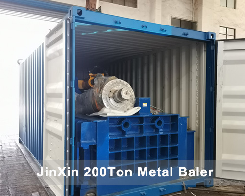 Scrap Metal Baler Export To Scrap Yard