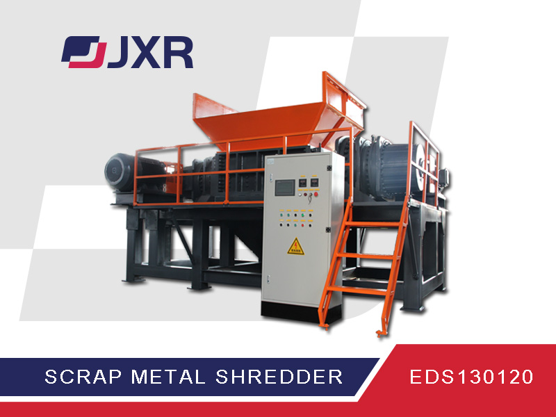 JinXin Powerful Metal Shredder Exported To Client's Yard