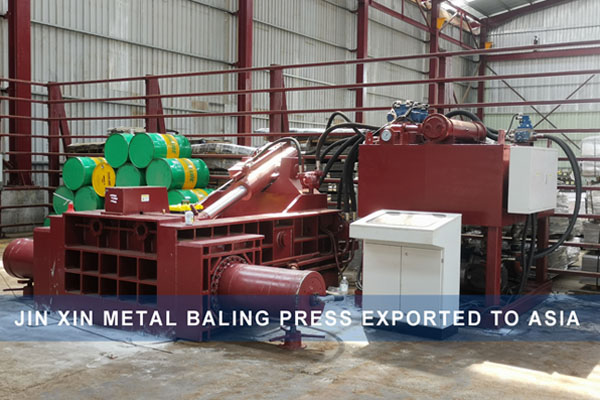 Scrap Metal Baling Press Machine Exported to Asia